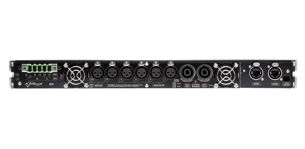 Powersoft - X4 DSP+D 4-Channel Amplifier with DSP and Dante