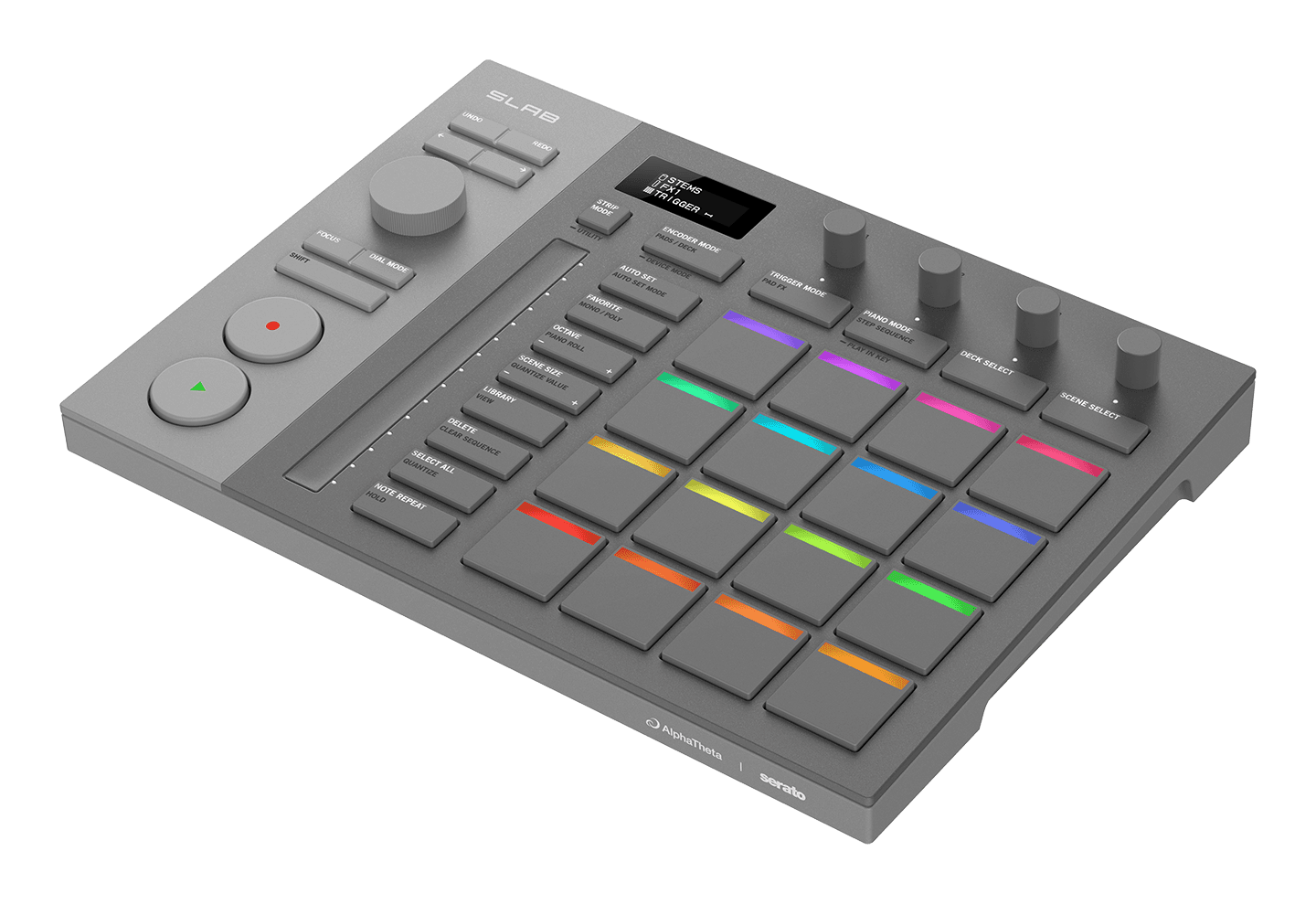 AlphaTheta Slab - Midi Pad Controller for Serato Studio