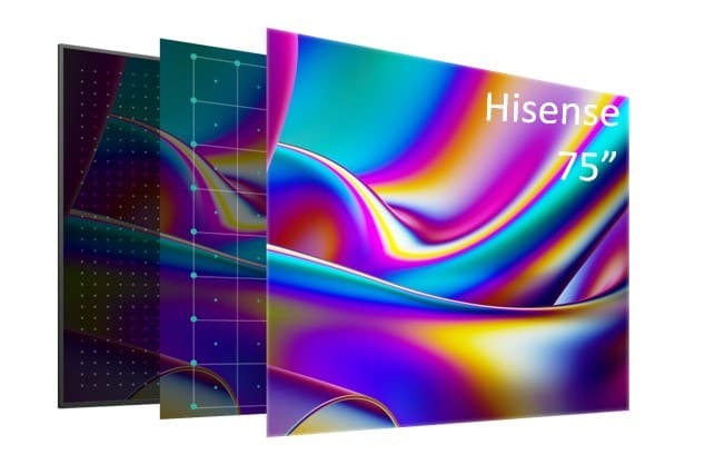 Hisense - Digital Signage 75", 500 nits, 4k resolution, Full HD, with 7day x 24hrs operation, Android 11 - 75DM66D