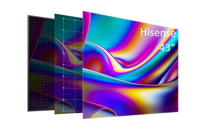 Hisense - Digital Signage 43", 500 nits, 4k resolution, Full HD, with 7day x 24hrs operation, Android 11 - 43DM66D