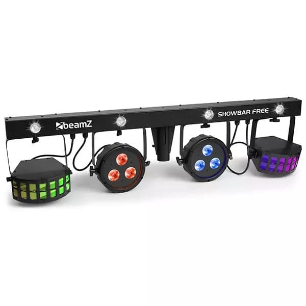 BeamZ SHOWBAR Free with PAR Derby and Strobe 4x 1W LED 6x 4W RGBW