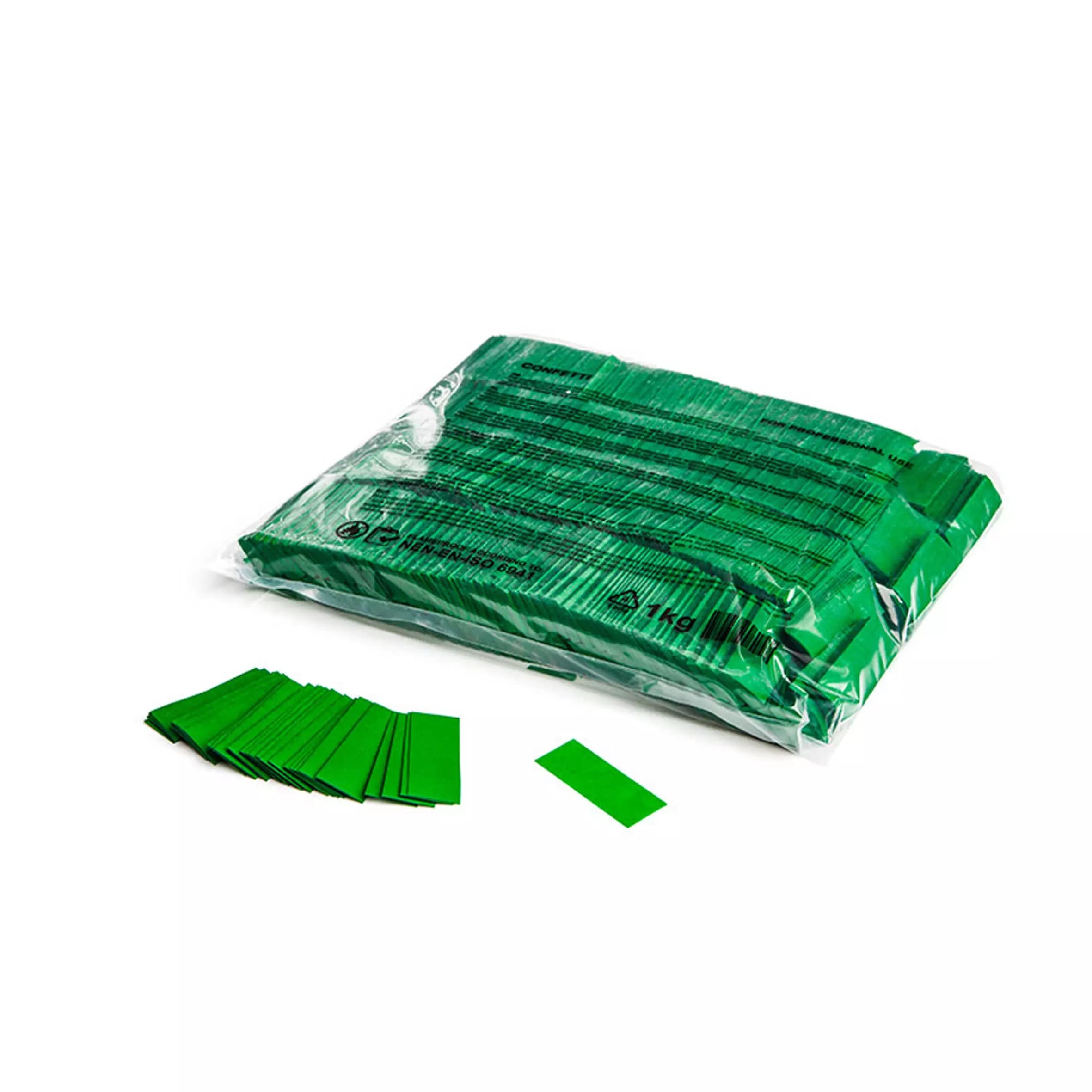 MagicFX - SLOWFALL CONFETTI RECTANGLES DARK GREEN
