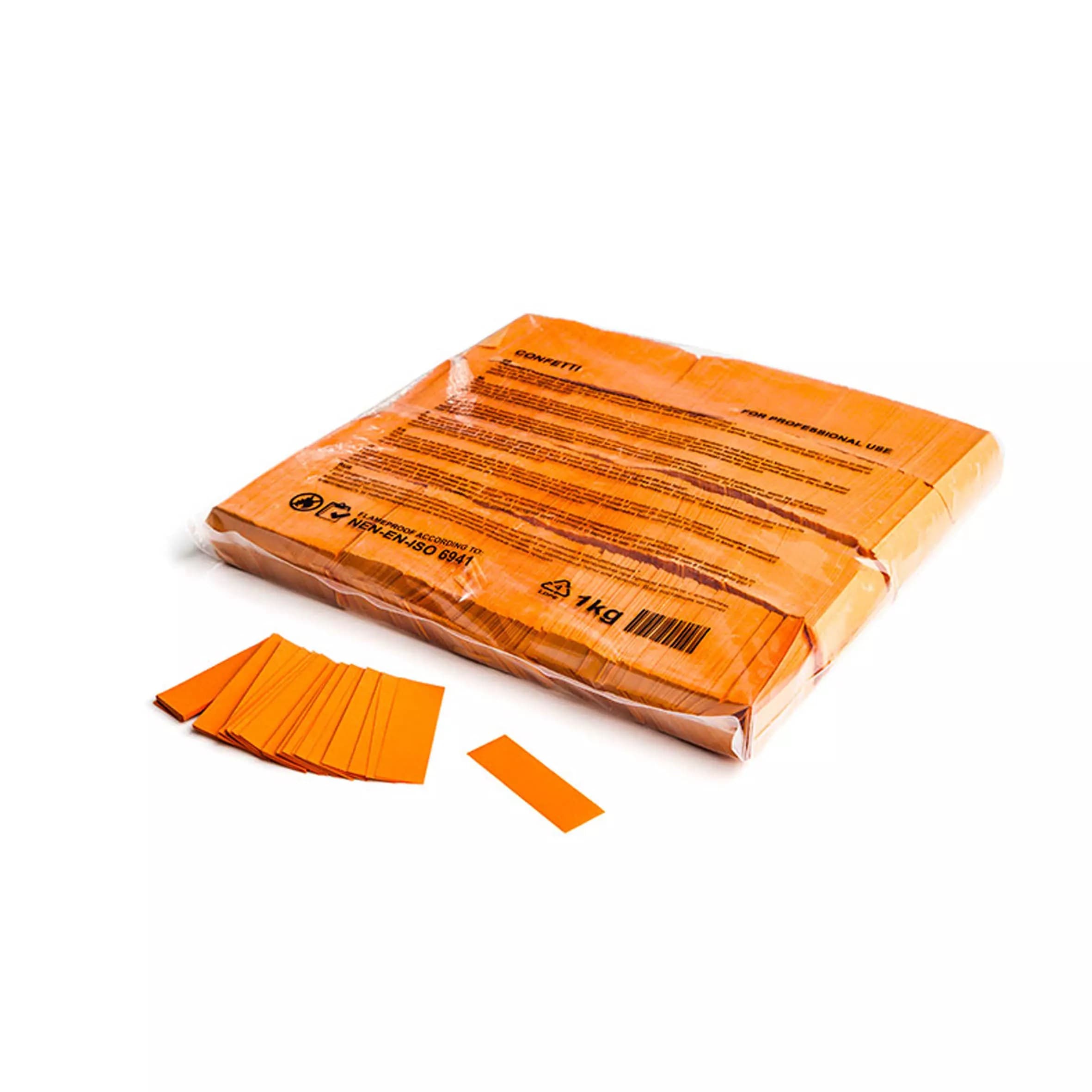 MagicFX - SLOWFALL CONFETTI RECTANGLES ORANGE