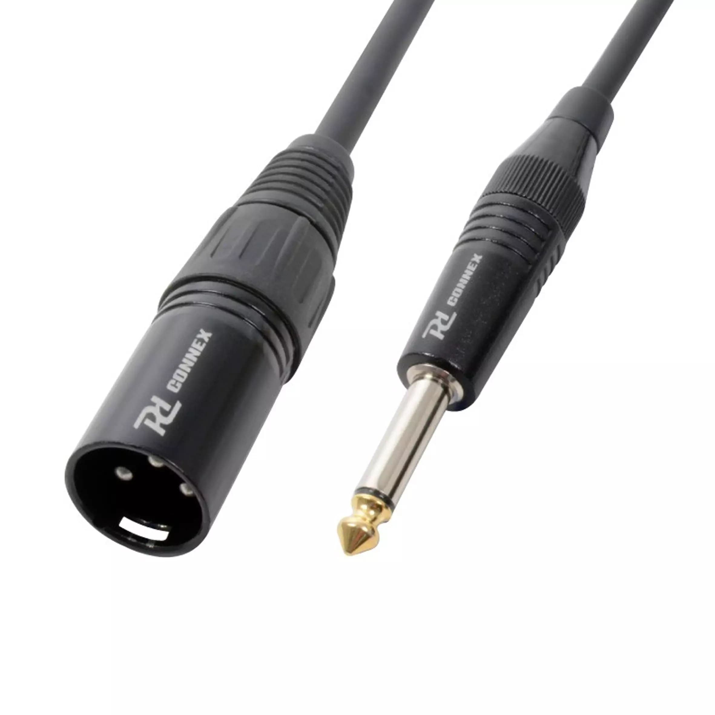 Power Dynamics Connex - PDC CX38-8 SIGNAL LEAD XLR MALE – 6.3MM MONO MALE 8M