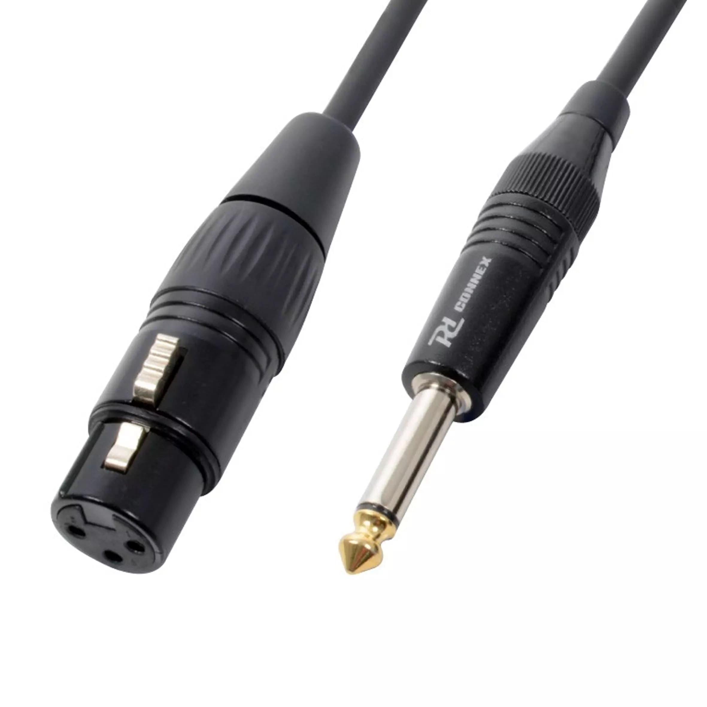 Power Dynamics Connex - PDC CX40-1 SIGNAL LEAD XLR FEMALE – 6.3MM MONO MALE 1.5M