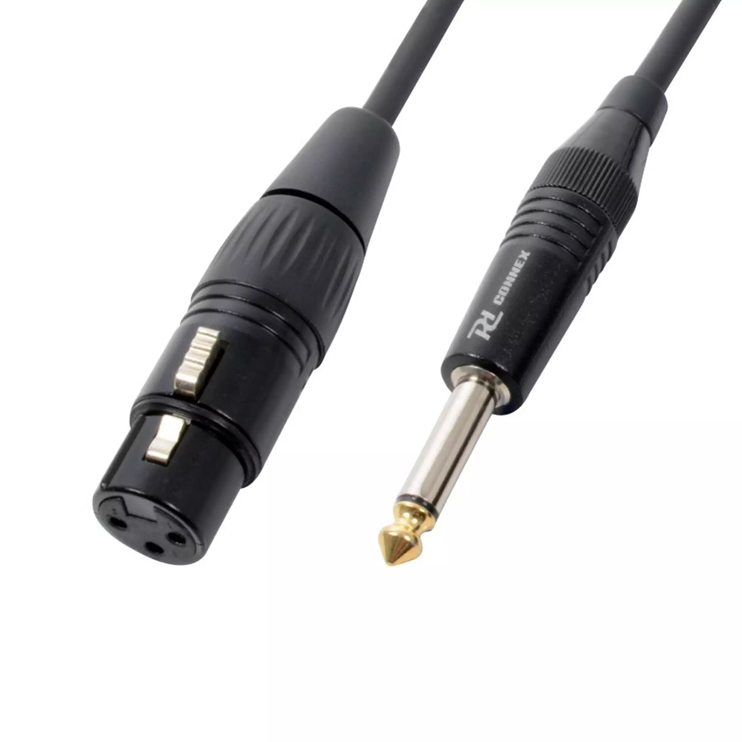 Power Dynamics Connex - PDC CX40-6 SIGNAL LEAD XLR FEMALE – 6.3MM MONO MALE 6M