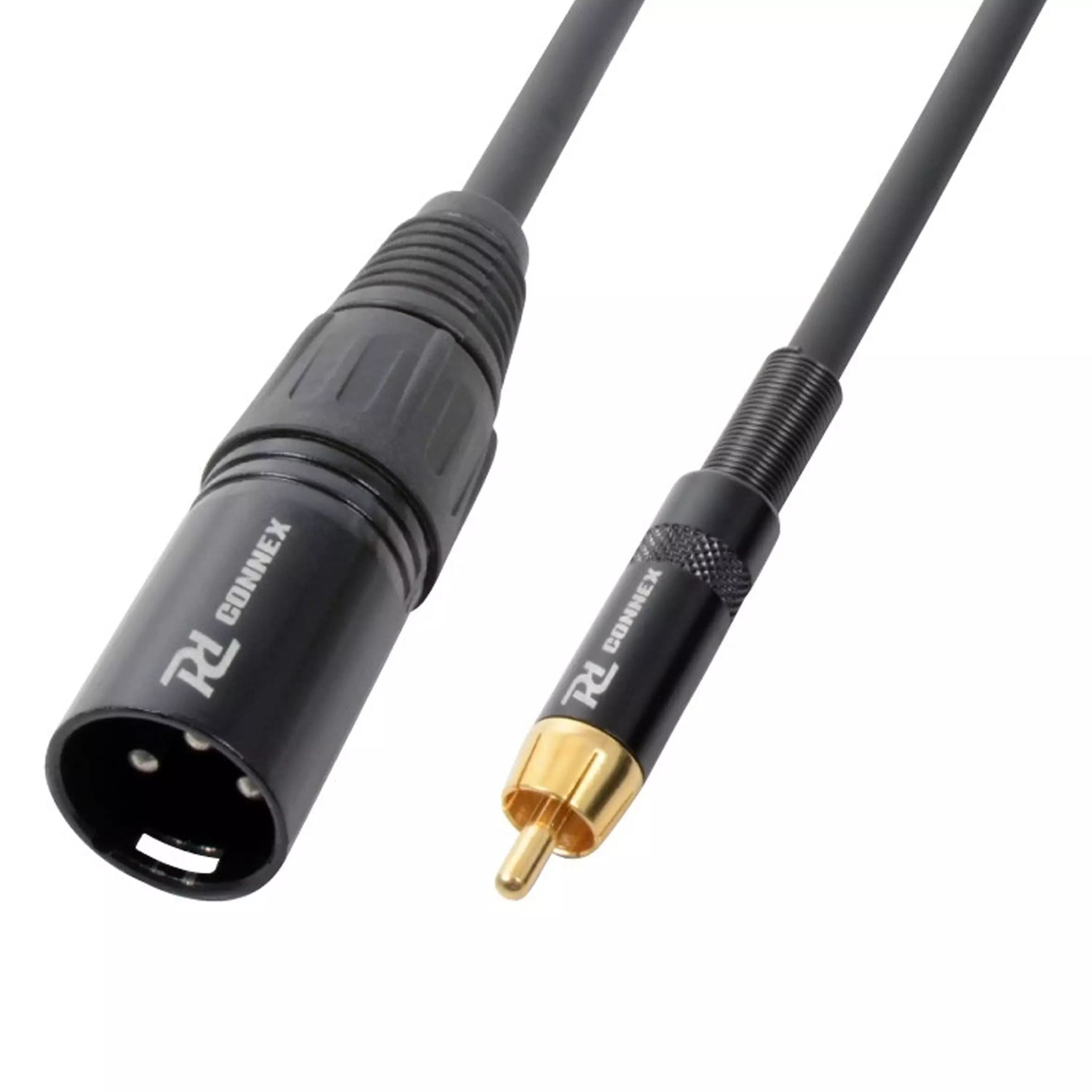 Power Dynamics Connex - PDC CX52-8 SIGNAL LEAD XLR MALE – RCA MALE 8M