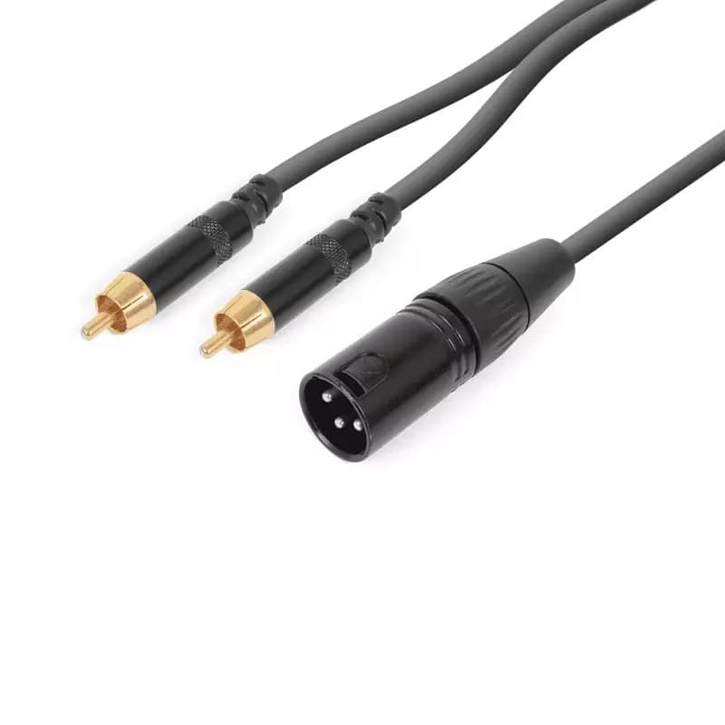 Power Dynamics Connex - PDC CX58-1 SIGNAL LEAD XLR MALE – 2X RCA MALE 1.5M